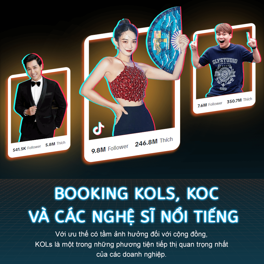 ĐIỂM MẠNH TRONG BOOKING KOL, KOC