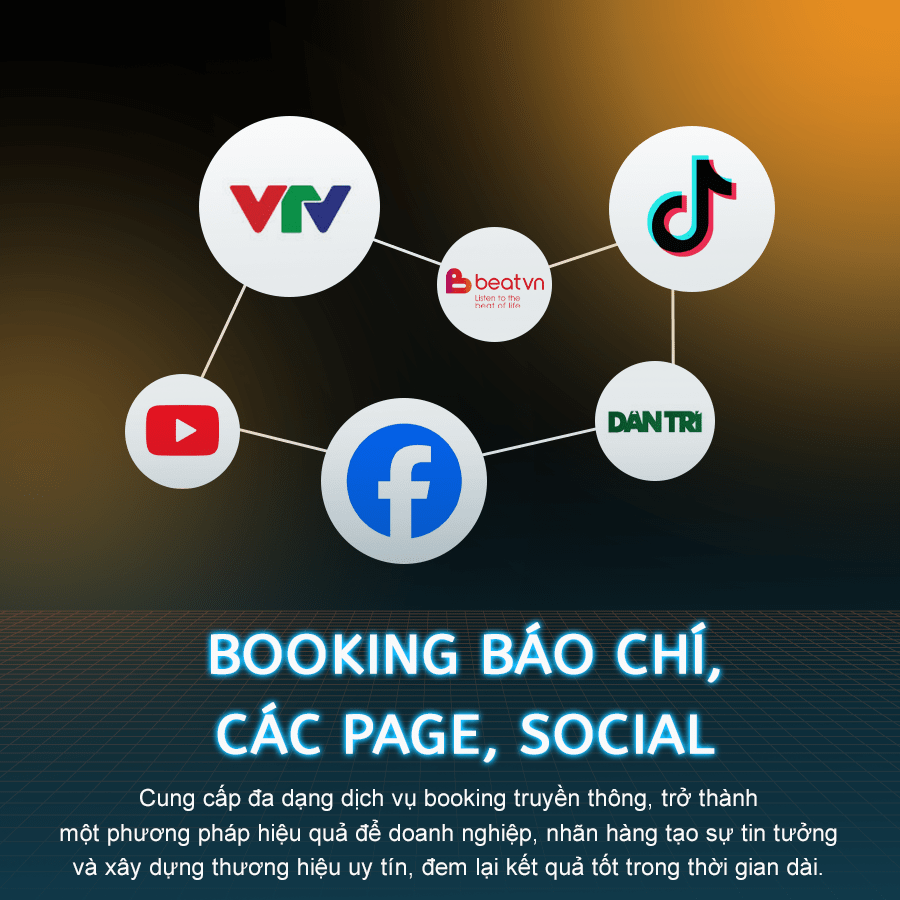 ĐIỂM MẠNH TRONG BOOKING BÁO CHÍ, PAGE SOCIAL
